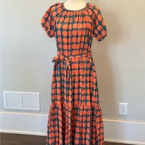 Ace & Jig Nadia dress with Tie Belt in Bounce